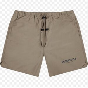 Essentials Beige Casual Shorts